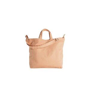 BAGGU Horizontal Duck in recycled cotton canvas in Bisque NWOT